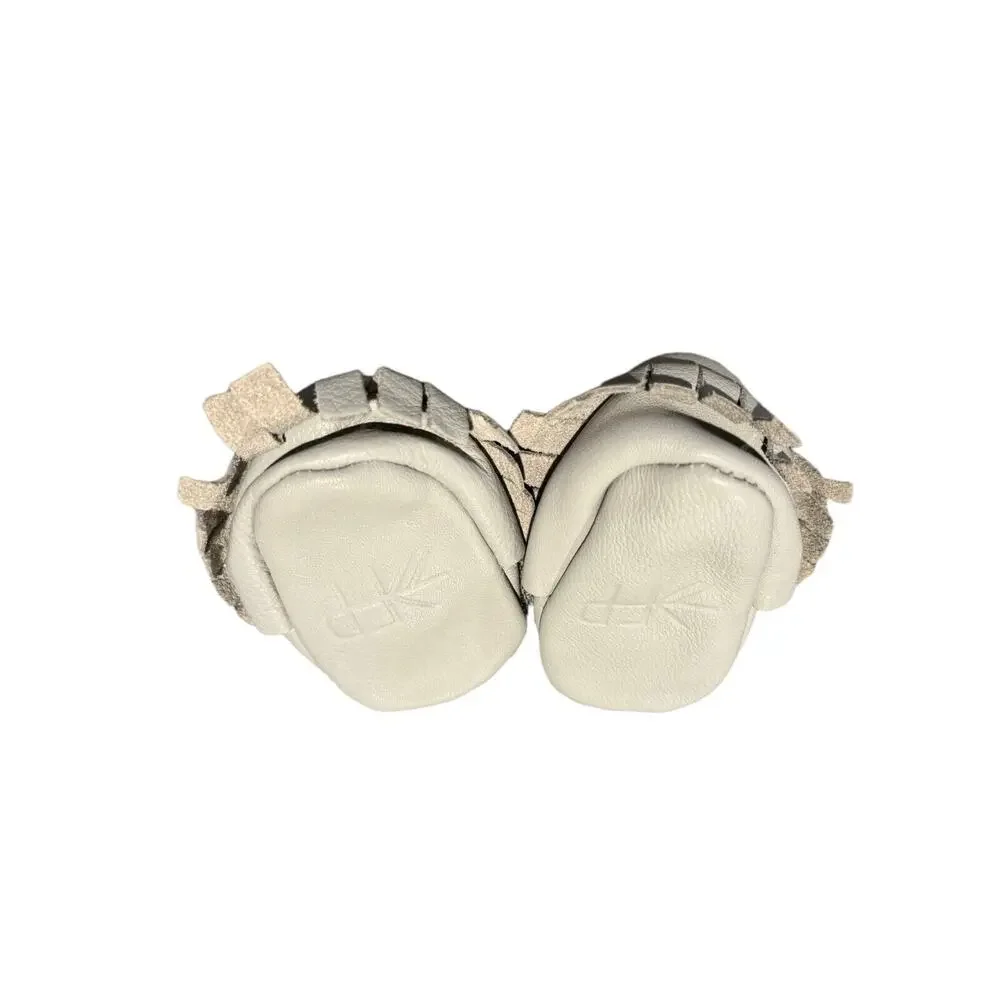Freshly Picked Baby Gray Moccasins Size 0‎ NEW